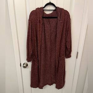 Maroon long sweater